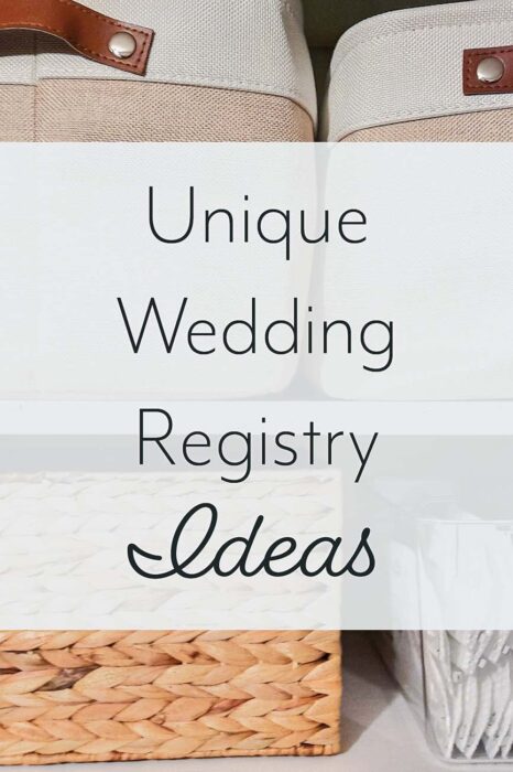 23 Unique Wedding Registry Ideas Pinterest