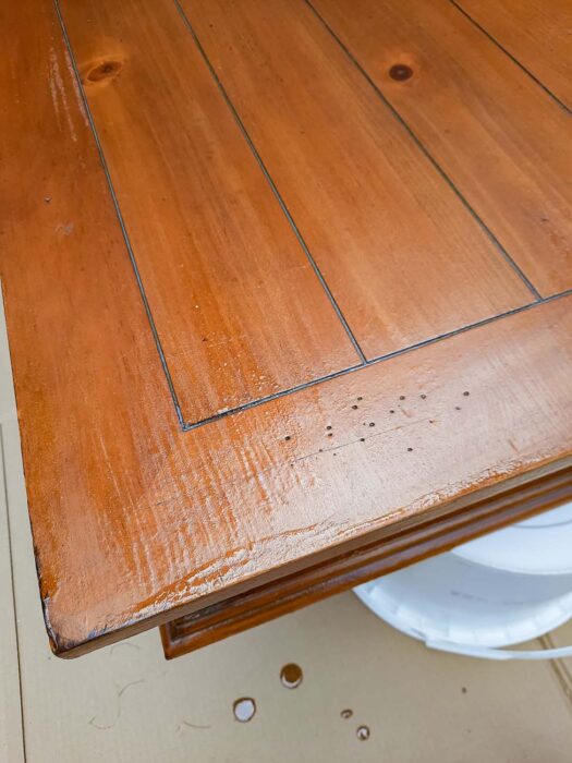 Farmhouse Stain Stripper Table Makeover