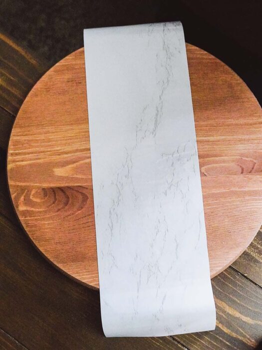 Charcuterie Board DIY Craft for a Wood and Marble Look