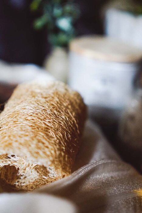 Loofah for Unwinding and Relaxing during Spa Day