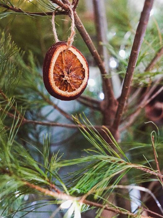 Orange Slices for Christmas Ornaments