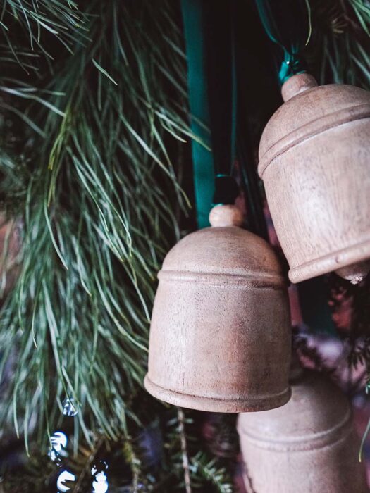Wooden Bells as a Unique Christmas Decor Idea