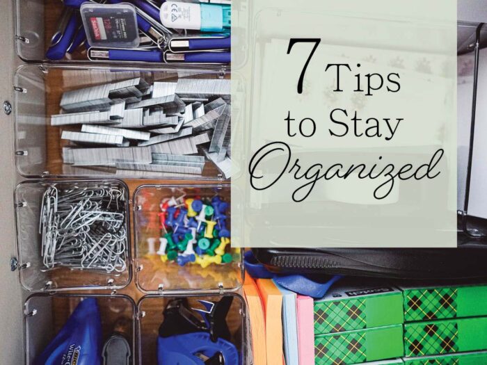 7 Organization Ideas for the Home-Get Rid of Clutter Once and For All in the Home