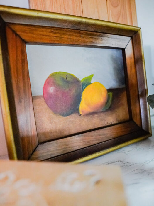 Antique Painting of Fruit