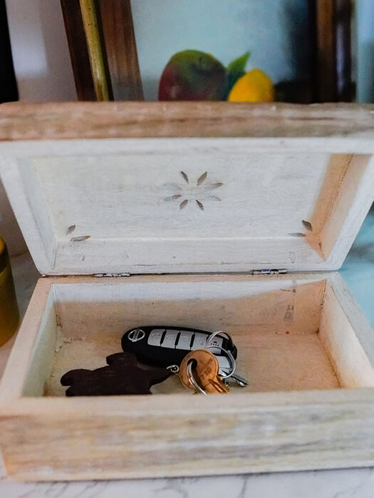 Rustic Wooden Key Box