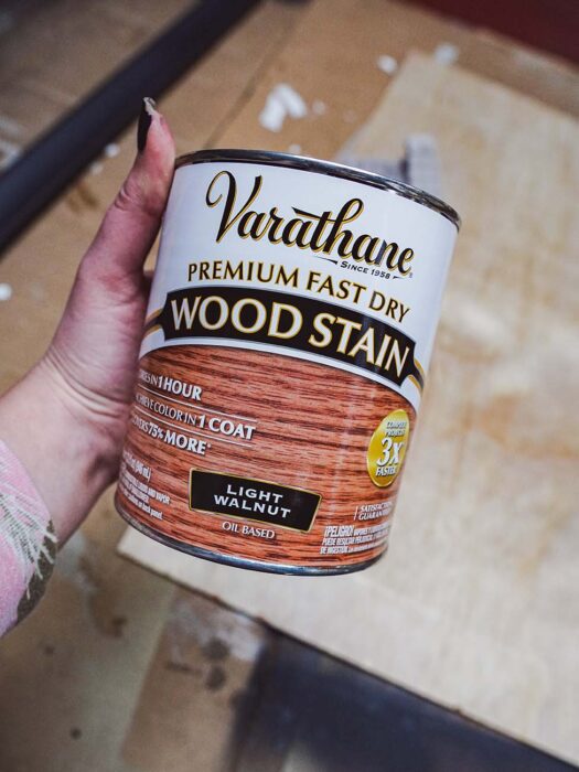 Special Walnut Stain for Custom Easy Wood Project