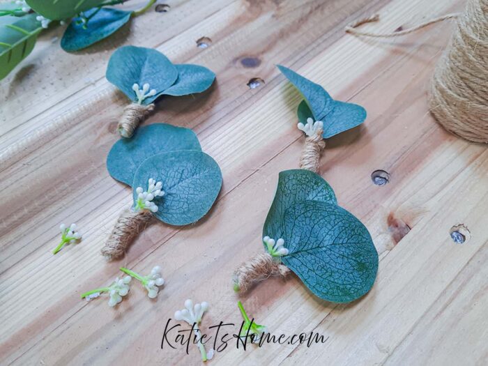 Creative DIY Fridge Magnets with Faux Eucalyptus Branches-Katie T's Home