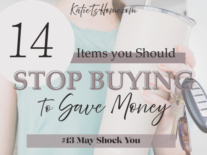 Embrace Frugal Living and Say Goodbye to These 14 Money Wasting Items- Katie T's Home