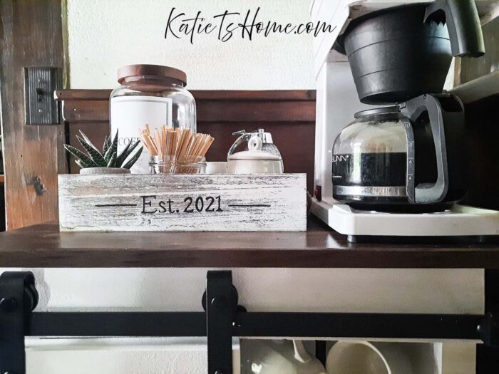 FREE coffee label for your coffee station- Katie T's Home