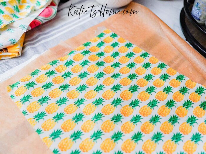 Melting Beeswax for Beeswax Wrap DIY Craft Idea - Katie T's Home