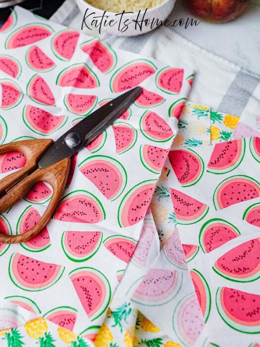 Watermelon Fabric for DIY Craft Ideas with Katie T's Home