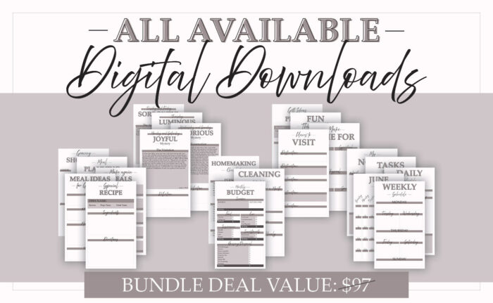 Bundle Deal- All Digital Downloads- Mauve- Katie T's Home