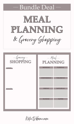 Meal Planner and Grocery Shopping List