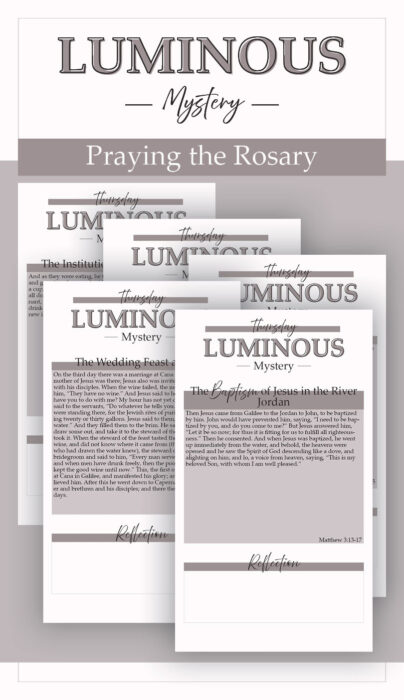 Luminous Rosary Bundle Deal- Mauve- Katie T's Home