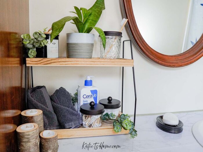 Modern Cottage Living- Bathroom Tray Organizer for the Vanity- Katie T's Home