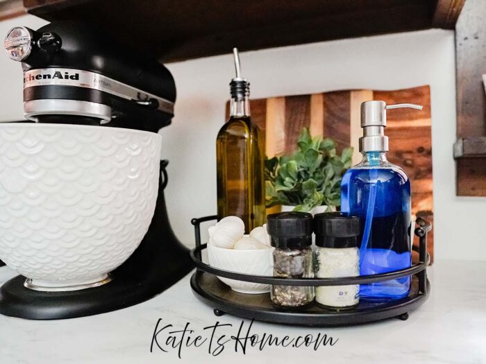 Practical Kitchen Ideas- Modern Cottage Kitchen Soap Tray Ideas- Katie T's Home