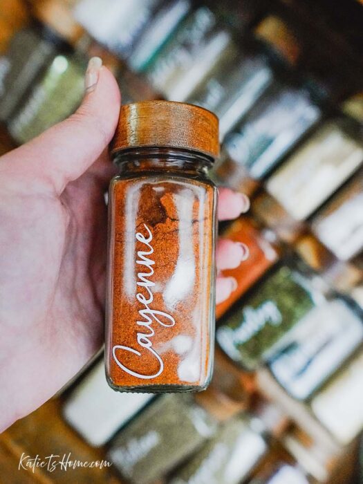 Paprika for a Spice Drawer Overhaul- Free Cricut Cutout- Katie T's Home