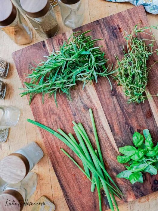 Spices From the Garden to Dehydrate 3 Ways- Organizing Spice Drawer- Katie T's Home