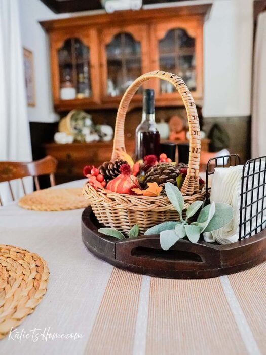Practical Fall Tablescape Decor for a Modern Cottage Home v3- Homemaking with Katie T's Home